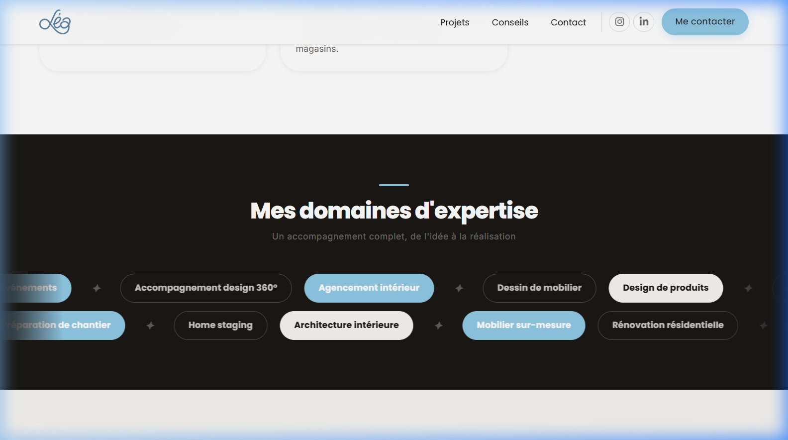 Expertise marquee
