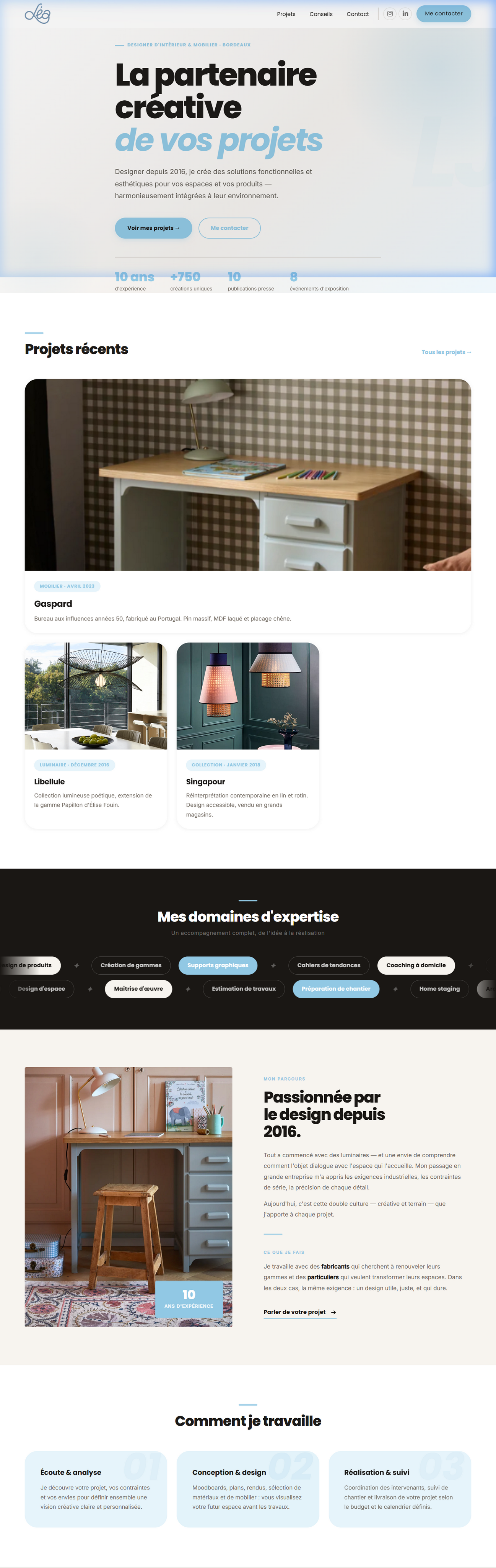 Site Léa Julien Intérieurs