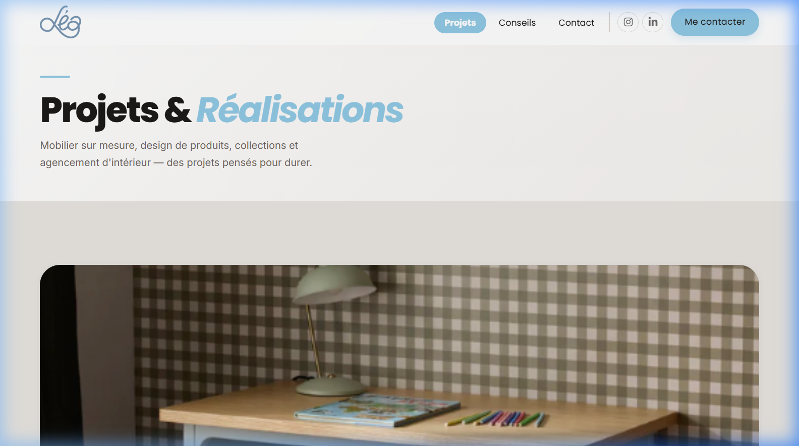 Page projets
